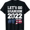 T-Shirt Let's Go Brandon Tee Conservative Anti Liberal US Flag