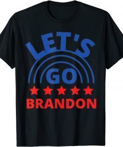 FJB Let's Go Brandon American Flag Impeach Biden 2021 Shirt