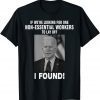 If We’re Looking For One Non-Essential Workers To Lay Off Tee Shirt