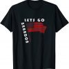 Let's Go Brandon American USA Flag FGB Impeach Biden Chant Tee Shirt