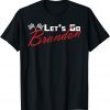 Let's Go Brandon Chant American Flag Impeach 46 Tee Shirt