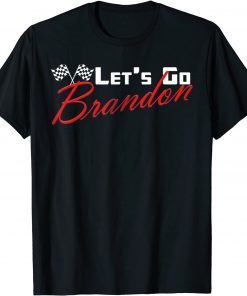 Let's Go Brandon Chant American Flag Impeach 46 Tee Shirt