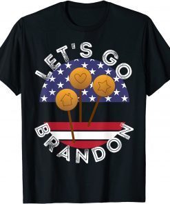 Let's Go Brandon Dalgona Game Us Flag Tee Shirt