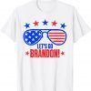 Let's Go Brandon Sunglasses Anti Biden Tee Shirt