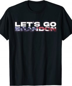 Let's Go Brandon US Flag T-Shirt