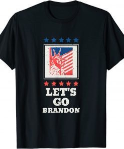 Let's go Brandon Statue of Liberty Tee Shirt