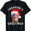 Funny Joe Biden Treason Greetings Christmas Humor Sweater T-Shirt