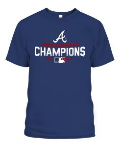 Atlanta Braves 2021 World Series Champions Navy Gift TShirt