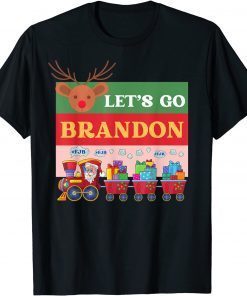 Christmas shirt Let's go Brandon Meme Chant Gift Tee Shirts