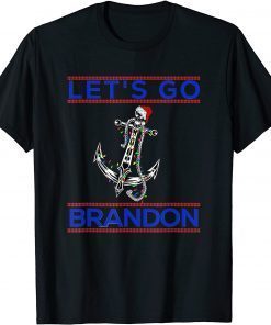 Ugly Christmas Sweater Fun Anti-Biden Let's Go Brandon T-Shirt