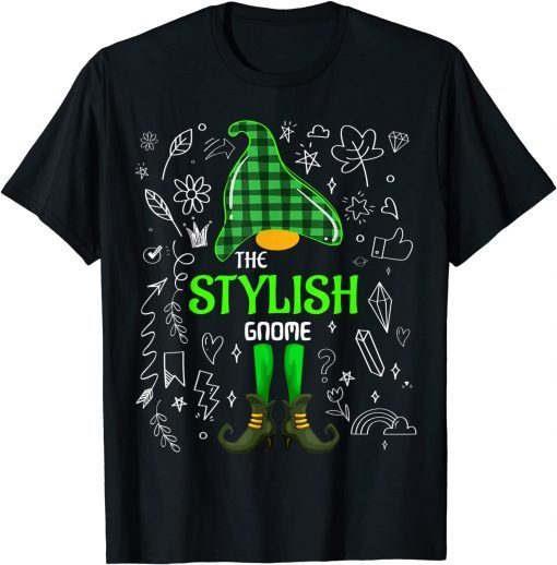 Classic The Stylish Gnome Retro Vintage for Christmas T-Shirt