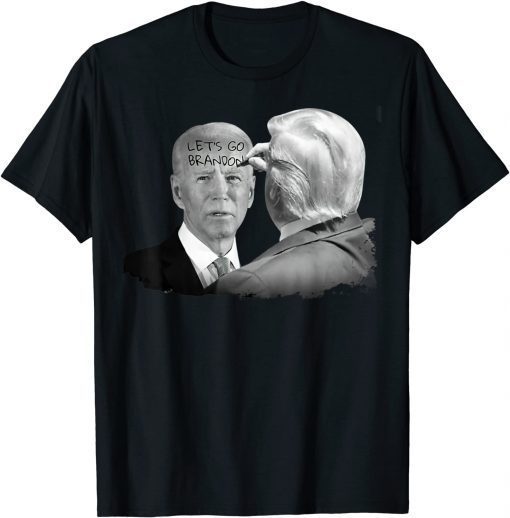 Funny Trump Draw Biden Let's Go Brandon T-Shirt
