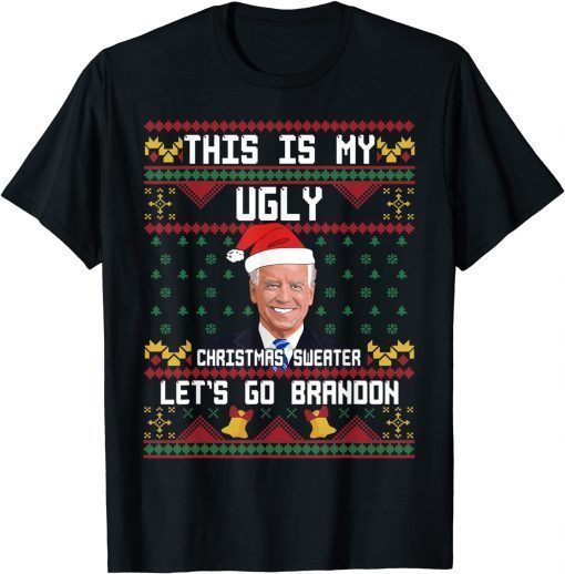 Biden Let's Go Brandon Ugly Christmas Funny Tee Shirts