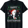 Santa Biden Happy Christmas Easter Ugly Christmas Sweater T-Shirt