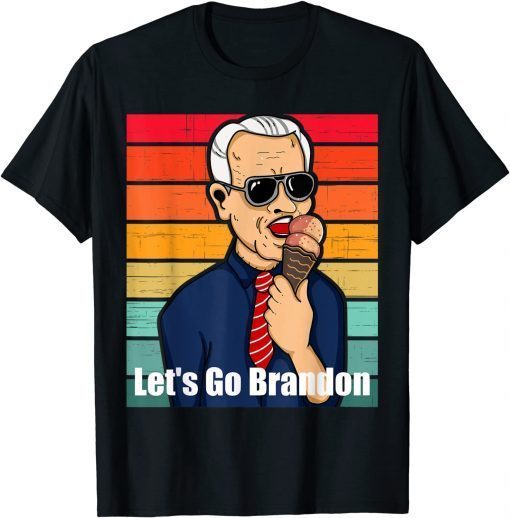 Official President Joe Biden Horizontal Retro Stripes T-Shirt