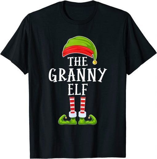 Funny The Granny Elf Christmas Funny Group Family Matching Pajamas Shirts