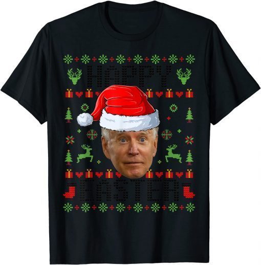 Funny Anti Biden Matching Family Christmas Pajamas Gift T-Shirt