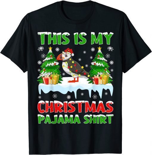 This Is My Christmas Pajama Puffin Christmas 2021 T-Shirt