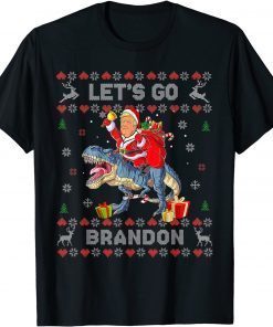 Trump Sarcastic Lets Go Branson Ugly Christmas Pajama 2021 TShirt
