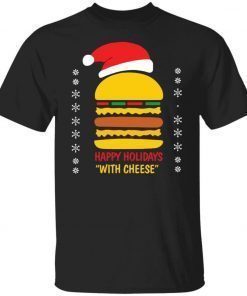Funny Samuel Jackson happy holidays with cheese Tee Shirt