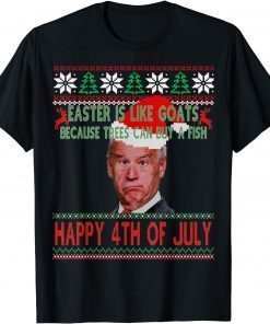 T-Shirt Anti Joe Biden Easter Happy 4th Of July Ugly Christmas