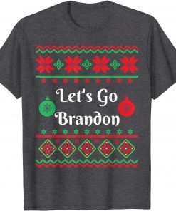 Christmas Funny Let's Go Brandon Ugly Christmas Sweater 2022 T-Shirt