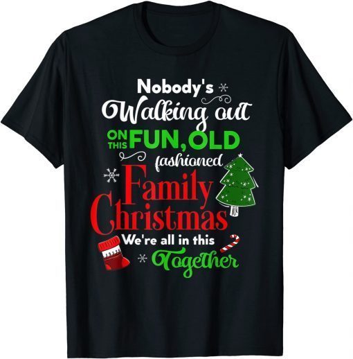 Family Christmas Vacation Pajamas Funny Ugly Christmas T-Shirt