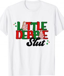 Little Holiday Christmas Tree Snack Cake Slut Debbie T-Shirt