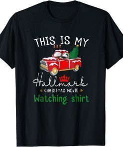 Mens Christmas This Is My Hällmärks Movie Watching Gift T-Shirt