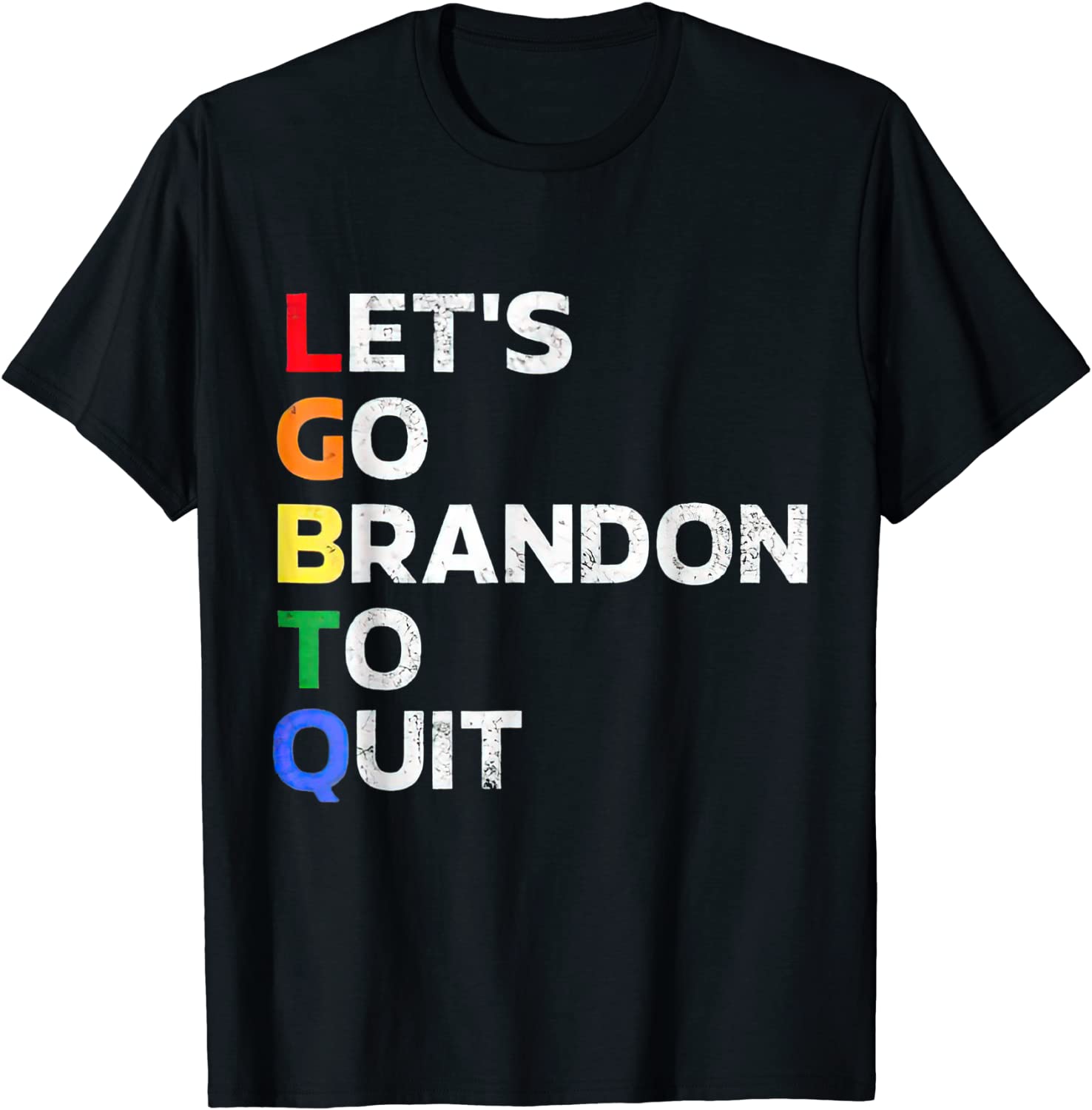 Let's go Branden to quit conservative anti joe biden tee T-Shirt ...
