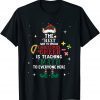 Official The Best Way To Spread Christmas Cheer Is Teaching Math 2021 T-Shirt