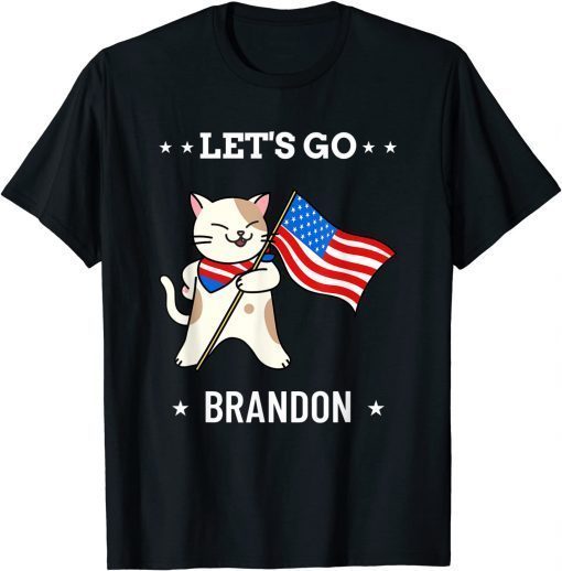 Lets Go Brandon Shirt Funny Cat ,Let's Go Brandon Shirts