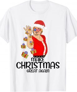 Make Christmas Great Again Support Trump Ugly Christmas T-Shirt