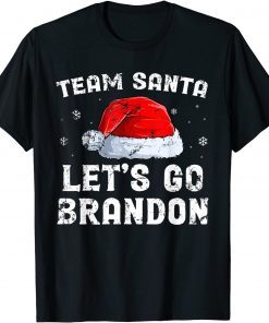 Team Santa Christmas Trending Let's go Brandon Funny TShirt