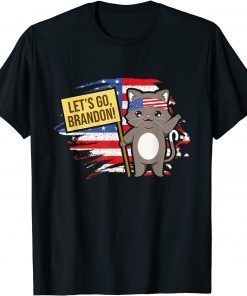 2021 Conservative Black Cat Lets Go Brandon T-Shirt