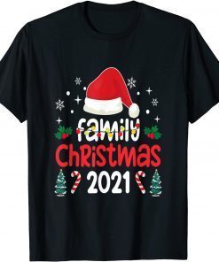 Family Christmas 2021 Matching Shirts Squad Santa Elf Gift Tee Shirts