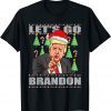 T-Shirt Christmas 2021 Let's Go Branson Brandon Anti Liberal Xmas