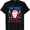 Funny Happy Christmas Biden Happy Easter Funny Christmas Ugly T-Shirt