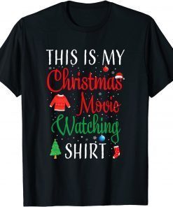 This is my Christmas Movie Watching Pajamas Unisex TShirt