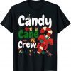 Classic Old Fashioned Candy Cane Crew Christmas Cookies T-Shirt