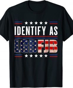 Mens Proud Member Of LGBFJB Community US FLAG T-Shirt