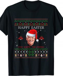 T-Shirt Joe Biden Merry Christmas Happy Easter Ugly Xmas Sweater