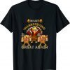 T-Shirt Make Thanksgiving Great Again Dabbing Turkey