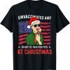 Official Unvaccinated and Ready to Talk Politics at Christmas 2021 T-Shirt