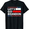T-Shirt Let's Go Brandon Conservative US Flag Tee for Anti Liberal