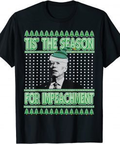 Anti Biden Ugly Christmas Sweater Impeachment Republican Gift TShirt