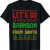 Official Let's Go Brandon Ugly Christmas Anti Biden Pro America T-Shirt