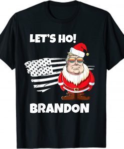 Official Christmas Let's Go Brandon Santa Claus Xmas Shirt