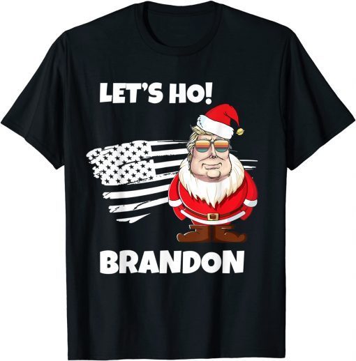 Official Christmas Let's Go Brandon Santa Claus Xmas Shirt