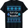 2022 Christmas Funny Let's Go Brandon Ugly Christmas Sweater T-Shirt